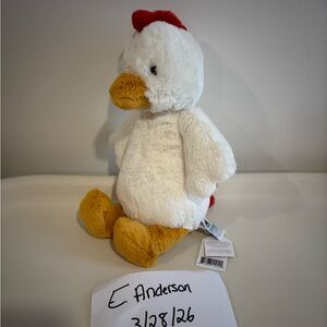 NWT HTF Jelly Cat medium bashful chicken